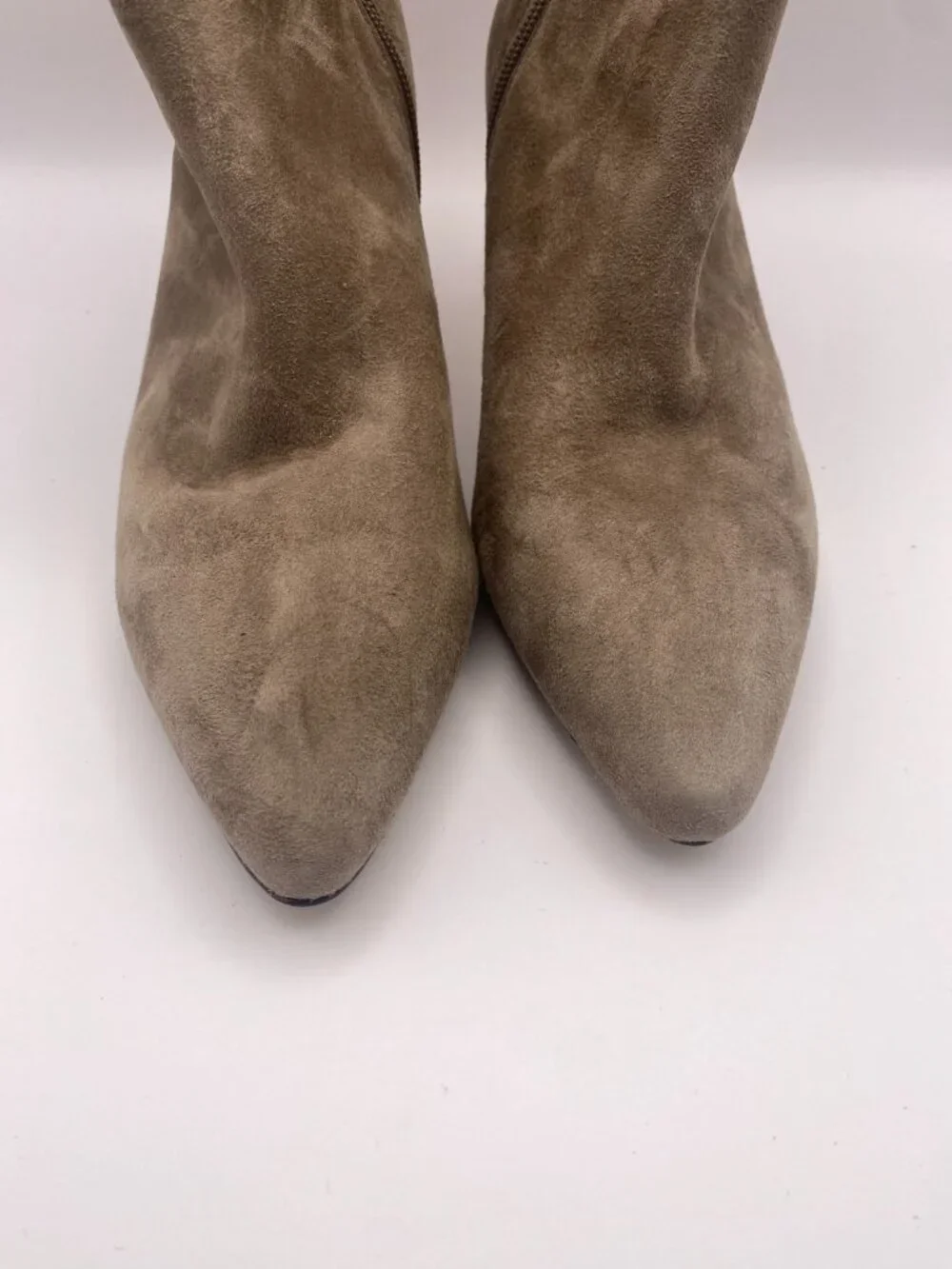 André Assous Women Winter Water Resistant Taupe Pointed Toe Bootie Sz 7.5